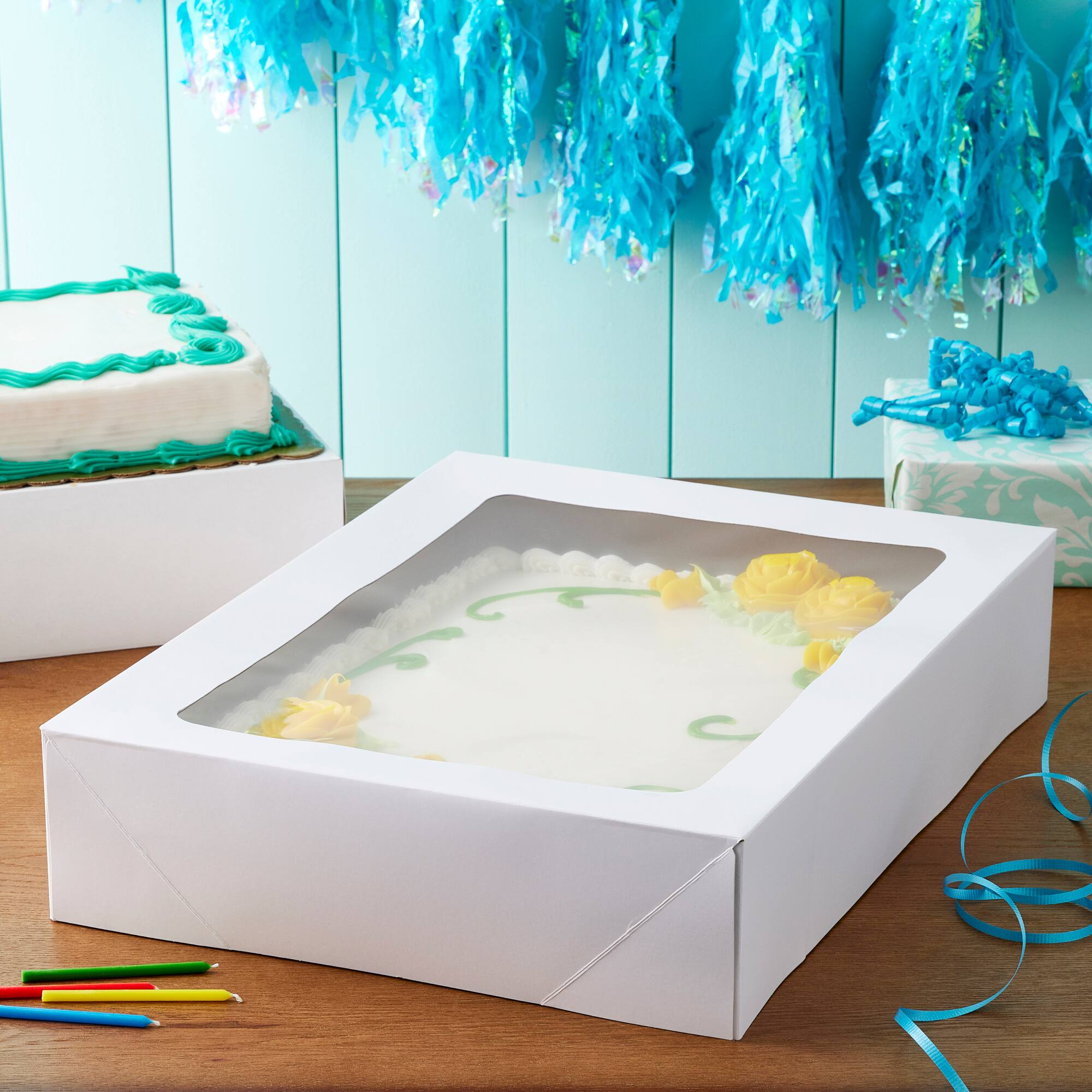 Corrugated Window Cake Boxes by Makery®